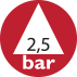 2,5 bar