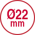 Diamètre 22